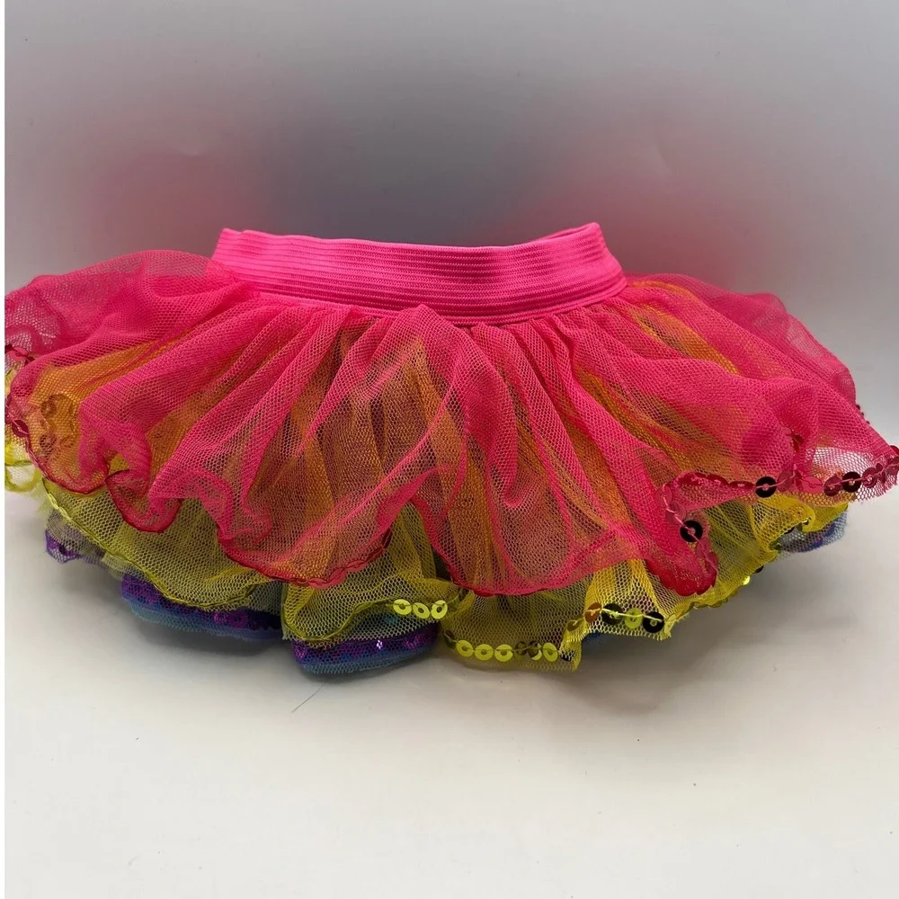 Build-A-Bear Clothing Lot 2 Dresses 1 Skirt Tulle Sequins Party Dress
